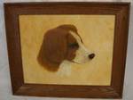 Nice Framed Picture of a Dog - Ready to Hang on Your Wall!