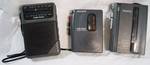 Lot of 3 - tape recorders and portable radios - SONY, SANYO, RADIO SHACK - ALL WORK GREAT!