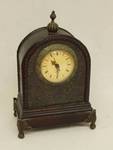 Nostalgic Wooden Mantle Clock - Nice! Battery operated movement