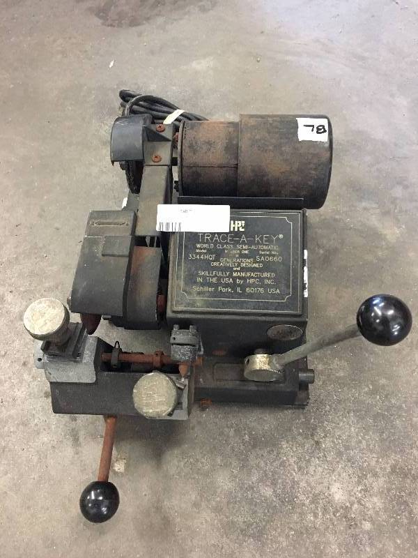 lot 138 image: Trace-A-Key Key cutting machine