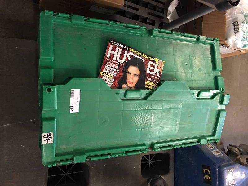 lot 140 image: Tote full of Porno Magazines