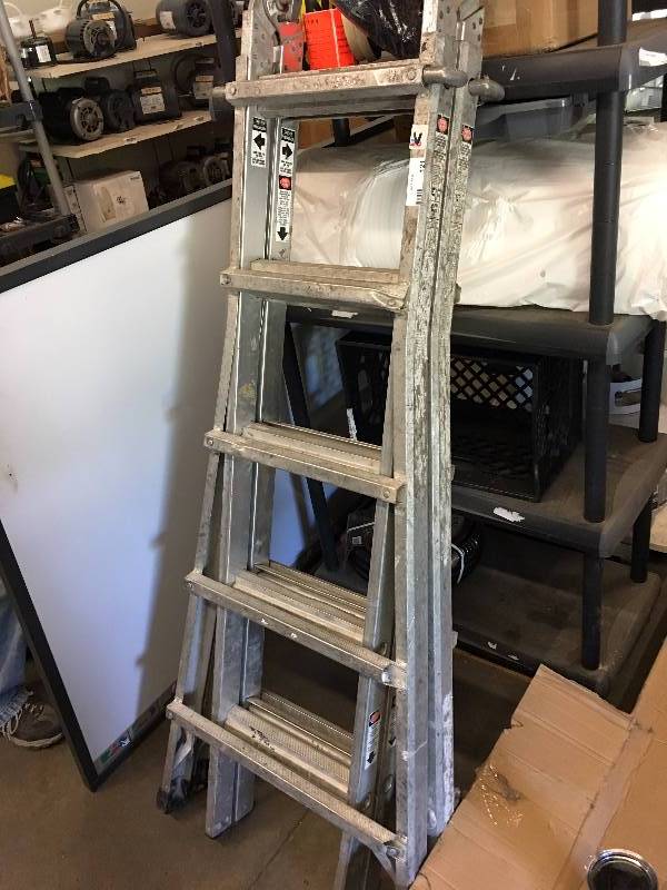 lot 121 image: Fold up ladder