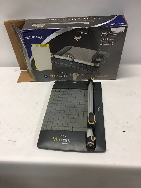 lot 149 image: Paper cutter and Digital Voice recorder