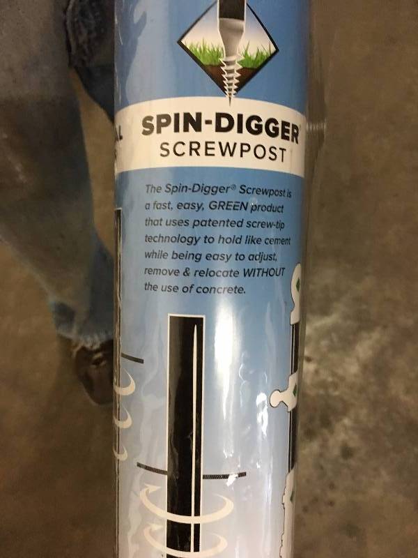 lot 184 image: Spin Digger screw post