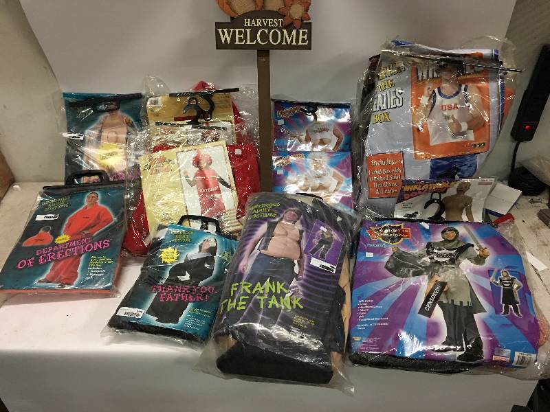 lot 199 image: Large lot of mature Halloween costumes