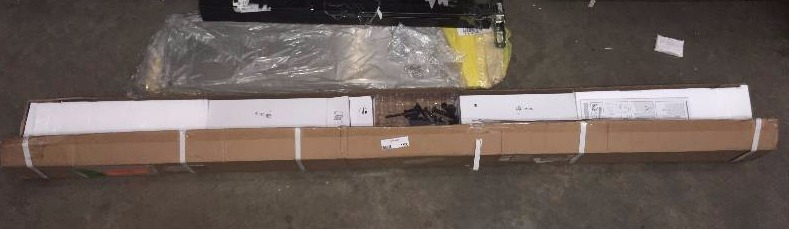 lot 158 image: BARN DOOR HARDWARE & DOOR KICK PLATES