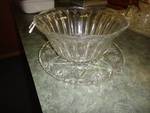 Punch Bowl with platter