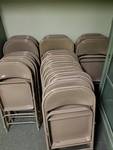 Large Lot of Metal Folding Chairs