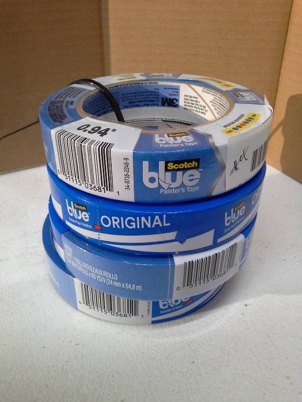 lot 8478 image: ScotchBlue Painters Tape, Multi-Use, .94-Inch by 60-Yard, 4 Rolls