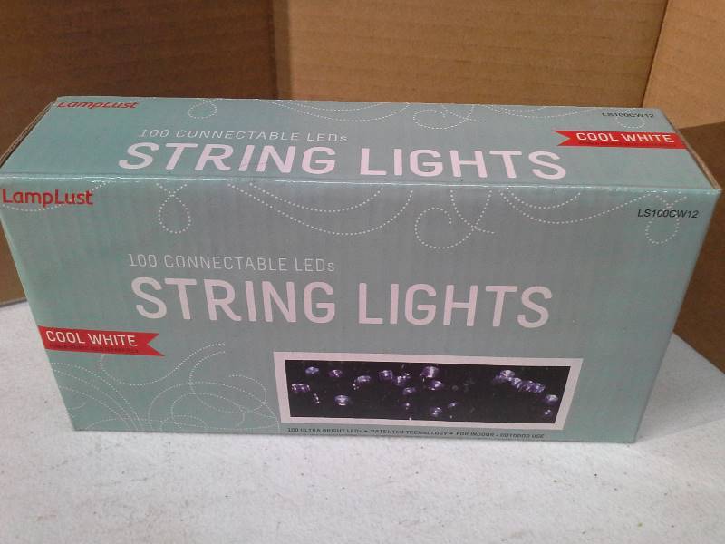 lot 8480 image: Lamplust 100 connectable leds multicolor string lights IndoorOutdoor Party Lights