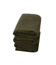 lot 8473 image: 10 x 12 Olive Drab 18 oz Canvas Tarpaulin