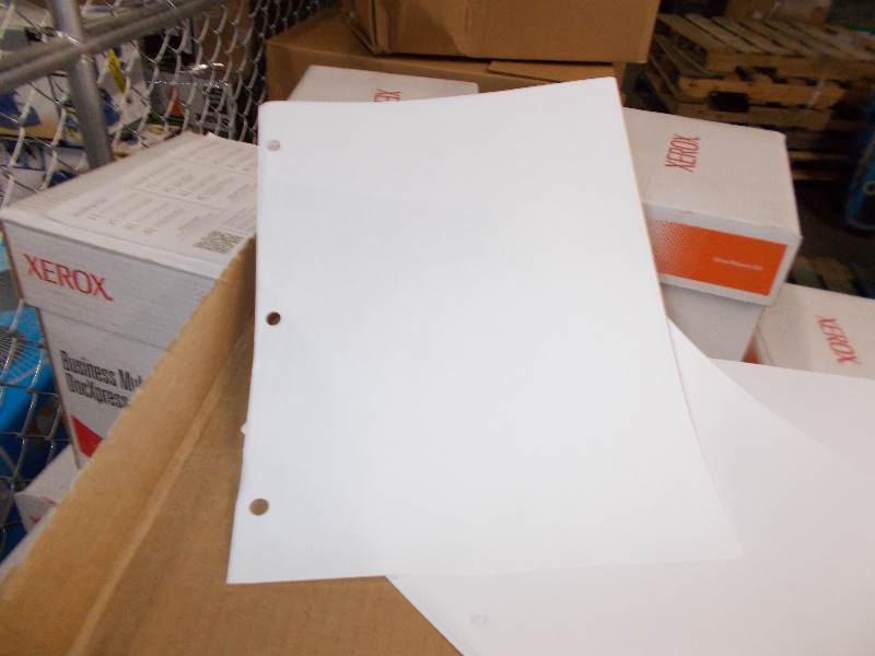 Xerox Copy Paper | XEROX PAPER PRE PUNCHED | Equip-Bid