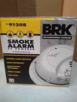 Smoke Alarm with Battery Backup - BRK Brands 9120B Hardwired