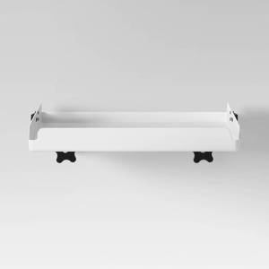 lot 1105 image: Fold Down Loft Tray Nightstand White - Room Essentials