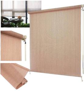 lot 1133 image: Patio Shade Blind Roll Up, Outdoor Roller Shade Blind Roll up for Deck Porch Balcony