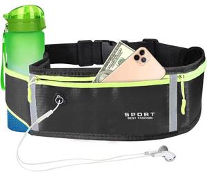 lot 1140 image: 10 Pack Running Belt - Women Men Fanny Pack for Hiking Cycling Workout