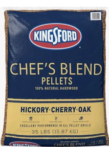 lot 3102 image: Kingsford Chefs Blend Pellets(HickoryCherryOak)