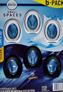 lot 3105 image: Febreze Small Spaces. 6 Units. 7.5 mL each.