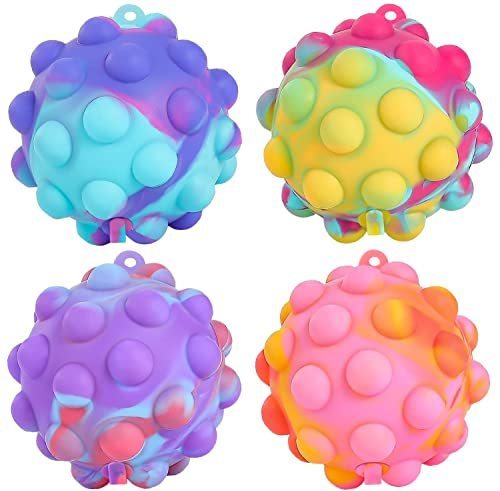 lot 5931 image: Pop Fidget Toys Its Ball Toy 2 PCS 3D Stress Balls It Pop Fidgets Pack Party Favors for Kids Toys Autism Sensory Toys Bulk Squeeze Toys Toddler Toys for Boys Adult Stress Relief Easter Basket Stuffers