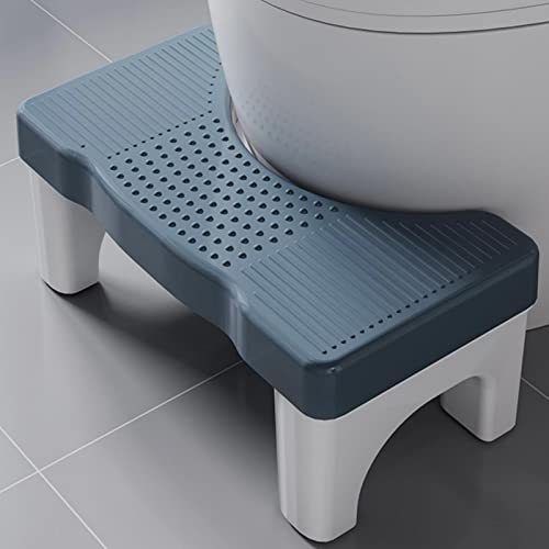lot 7193 image: Toilet Stool Poop Stool Adult, Sturdy Plastic Toilet Step Stool for Adults, Portable Toilet Poop Foot Stool for Bathroom, Potty Stool Squat for Kids Seniors, Easy to Wash