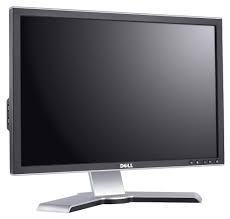 lot 7399 image: Dell 19in Flat Screen Monitor on TiltRotate Stand