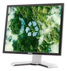 lot 1482 image: Dell 19in Flat Screen Monitor on Tilt Stand
