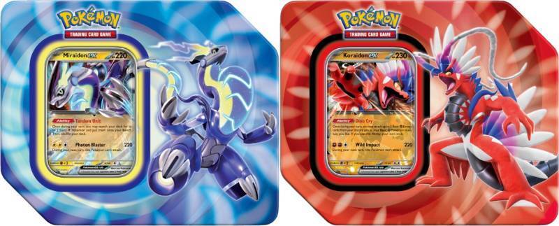 lot 1517 image: PKU85285 Pokemon Paldea Legends Tin Card game