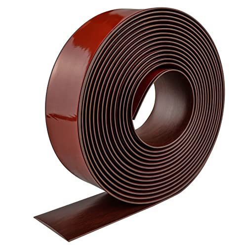 lot 1151 image: Floor Transition Strip Floor Cover Strips Self Adhesive Flooring Transitions Laminate Floor Strip 2 Wide Vinyl Floor Flat Divider Strip Elegant Wood Grain Design (5cm, 20Ft, Coffee)