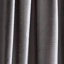 lot 2407 image: Charcoal Dyed Linen Curtain Panel Set Of Two 84x50IN
