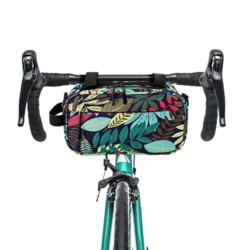 lot 3082 image: Axiniu Bike Handlebar Bag,Multi-functional Waterproof Resistant Mountain Bike Crossbar Front Bag Road Bike Bag Waist Shoulder Bag Bicycle Bag with 2 Shoulder Straps