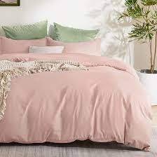 lot 5344 image: Bedsure Essentials Duvet Cover Set, Full