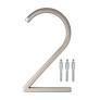lot 5426 image: Distinctions Brushed Nickel Outdoor Number 2