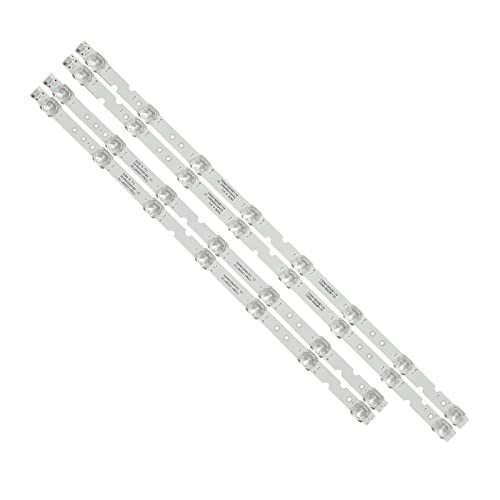 lot 4080 image: 4 Pcs Led Backlight Strips Set Replacement for TCL 55S421 55S423 55S425 55U3800C 4C-LB5507-HR03J 4C-LB5508-HR02J 4C-LB5508-HR03J 4C-LB5508-HR06J 55HR330M07A2 55HR330M07B2 55HR330M08A2