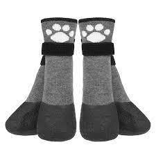 lot 6280 image: BeautyZoo Anti Slip Dog Boots Size ML