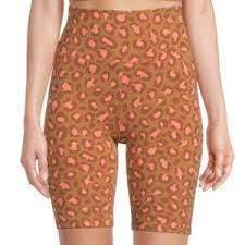 lot 4419 image: UGG Womens Leapard Print Biker Shorts, L
