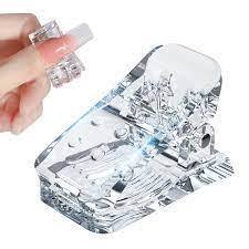 lot 4486 image: 10 Pcs Nail Tips Clip for Quick Building Extension Nail Plastic Finger Extension IV LED Builder for DIY Manicure Nail Art