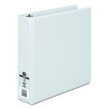 lot 4535 image: 2 Inch 3 Ring Binder, White