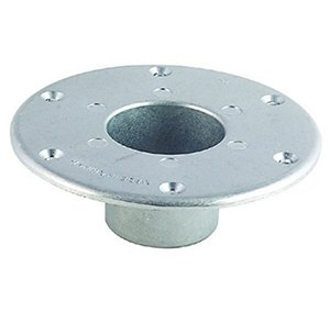 lot 9032 image: RV Trailer AP Products Pedestal Base Round Flush Mount Table Leg Base (1)