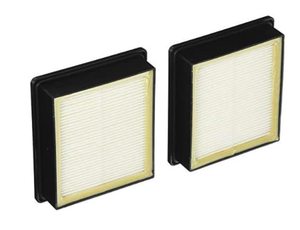 lot 9037 image: Fit on ProTeam 107315 HEPA Replacement Filter Twin Pack, HEPA Media Vacuum Filter, Super Coach Pro 10, Super Coach Pro 6, GoFree Flex Pro, and ProVac FS 6, White