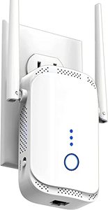 lot 9044 image: Fastest WiFi Extender Booster  2023 release Up to 74% Faster  Broader Coverage Than Ever WiFi Signal Booster for Home  Internet WiFi Repeater, wEthernet Port, Made for USA