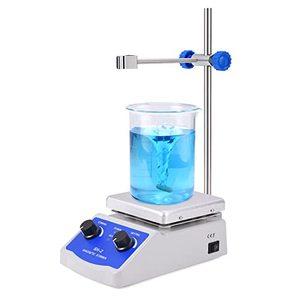 lot 9081 image: Slendor Magnetic Stirrer Hot Plate Mixer 1000ml Stirring Capacity 5 x 5 inch Max 520°F Hotplate and 100-2000 RPM Stirrer