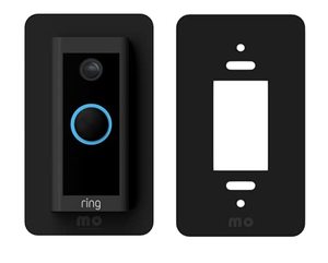 lot 9088 image: Wall Plate Compatible With RingWired Matt Finish Heavy Duty Perspex Plastic