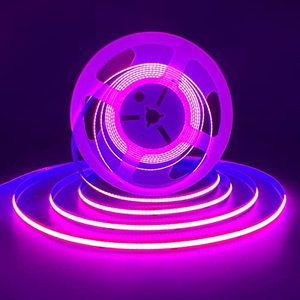 lot 9949 image: HAMRVL COB LED Strip Lights Pink,DC12V 16.4ft5M 320ledsM CRI90 Bright Flexible LED Tape 8mm, for Indoor Home Cabinet Bedroom,Kitchen,Stage,Backlight DIY Lighting(Without Power Supply) (Pink)