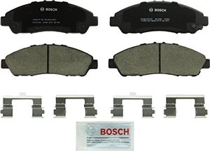lot 9956 image: BOSCH BC1280 QuietCast Premium Ceramic Disc Brake Pad Set - Compatible With Select Acura MDX, ZDX, Honda Pilot, FRONT