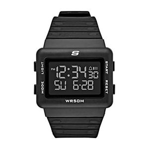 lot 9964 image: Skechers Mens Larson Digital Chronograph Watch, Color Black (Model SR1077)