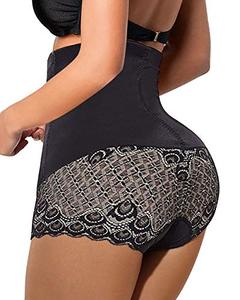lot 9996 image: Nebility Women Butt Lifter Shapewear Seamless Waist Trainer Hi-Waist Tummy Control Body Shaper Panty Black