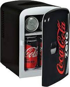 lot 9012 image: Coca Cola Zero Mini Fridge