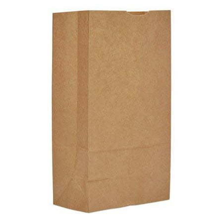lot 280038 image: General 18412 Grocery Paper Bags 12# 7.06 w X 4.5 d X 13.75 h Kraft 500 Bags