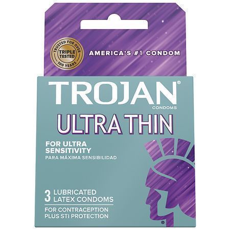 lot 500417 image: Trojan�� Premium Latex Condoms Sensitivity Ultra Thin 00022600926207 Basic male condom, Hevea-latex