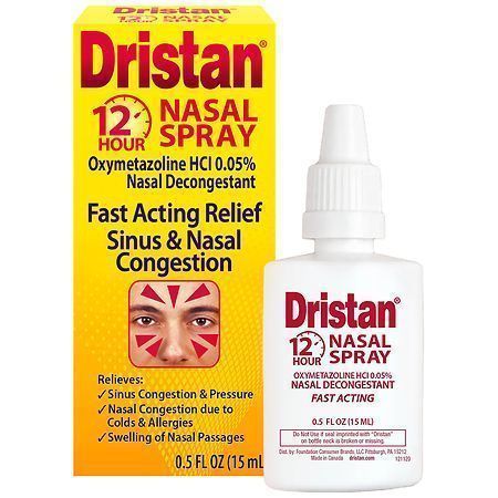 lot 500463 image: Dristan 12-Hour Nasal Spray Decongestant - 0.5 Fl Oz